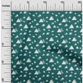 thumbnail image 1 of oneOone Georgette Viscose Fabric Triangle Geometric Fabric Prints By Yard 42 Inch Wide, 1 of 5