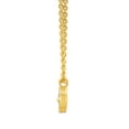thumbnail image 6 of Brilliance Fine Jewelry 2-in-1 Layered Cross & Solitaire Necklace, Lab-Grown Diamonds, Yellow Gold-Plated Silver, 6 of 7
