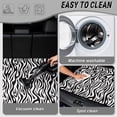 thumbnail image 3 of Yspwyqan SUV Trunk Mat, Zebra Stripe Soft All Season Cargo Mat Rear Trunk Liner, Easy to Clean Vehicle Interior Accessory Suitable for Most Sedans SUVs Wagons for Daily, 3 of 7