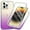 Purple, variant on Full Body Protection Case for iPhone 15 Pro Max,Dteck Shockproof TPU/PC Gradient Case Built-in Screen Protector Slim Cover, Black