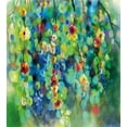 thumbnail image 3 of Ambesonne Floral Duvet Cover Sets, Colorful Flower on Tree, 2-King, Green Blue, 3 of 7