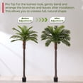 thumbnail image 7 of 8.5FT Artificial Coconut Palm Tree (Set of 2), UV Realistic Faux Sago Palm Plants for Indoor & Outdoor, Large Tropical Fake Trees for Home Office Garden Patio Poolside Decor, 7 of 7