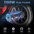 thumbnail image 5 of Lilypelle Electric Trike for Adults,15.5MPH 500W 48V 14.5Ah Lithium Battery , 7-Speed Aluminum Ebike 3 Wheels Bike with Front&Rear Baskets，20x4in Fat Tire E-Trike, 5 of 6
