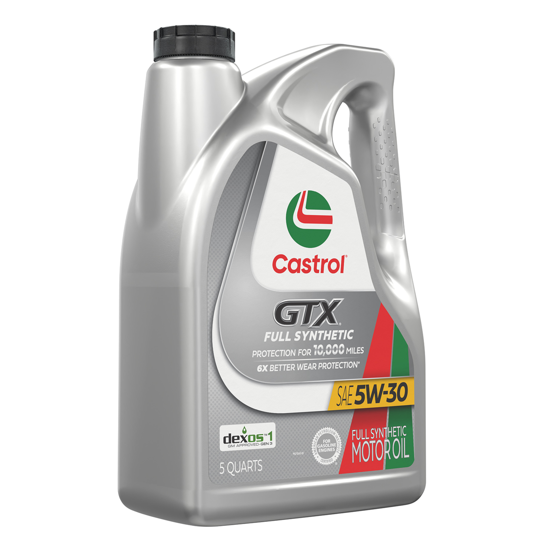 Castrol GTX Full Synthetic 5W-30 Motor Oil, 5 Quarts
