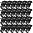 thumbnail image 1 of Online Best Service 24 Pack Roues Pivotantes 2 Pouces Base en Caoutchouc avec Plaque Supérieure et Roulement Usage Intensif (24 Pack Sans Frein), 1 of 9