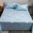 thumbnail image 2 of Soft Washed Cotton Bed Sheet Comfortable Sleep Bedding for Home and Hotel, 2 of 16