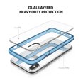 thumbnail image 5 of Ringke Fusion Case Compatible with iPhone XS, Transparent PC Back TPU Bumper Drop Protection Phone Cover - Aqua Blue, 5 of 7