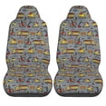 thumbnail image 2 of Fotbe Modern Excavator Pattern Automotive Seat Covers for Cars Trucks and SUVs – Car Seat Covers for Front Seats,Protective Seat Covers,Vehicle Seat Covers, Set of 2, 2 of 9