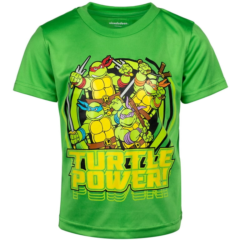 Ninja Turtles Party Time Striped Toddler T-Shirt
