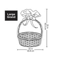 thumbnail image 4 of Large Clear Basket Gift Bags by Celebrate It – 22" x 25" x 8" Polypropylene Wrap for Gift Baskets - Flowers & Wreaths - 12 Pack, 4 of 4