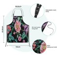 thumbnail image 7 of Pioneer Flower Floral Print Pattern Kids Aprons for Girls and Boys,Adjustable Neck Strap Toddler Aprons for Kids Cooking Baking, 7 of 7