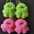 thumbnail image 4 of Sijiali Bag Pendant Exquisite Workmanship Decorative Soft Pluffy Bunny Plush Pendant for Decoration, 4 of 10