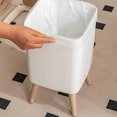 thumbnail image 6 of Trash Can Kitchen Trash Can Garbage Can Household Kitchen Waste With High Feet Bathroom Office Living Room Large Capacity Paper Storage, 6 of 9