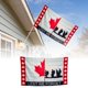thumbnail image 1 of Bandera de poliéster del Día de los Caídos de Canadá, 90 x 150 cm, para decoración colgante en interiores y exteriores, 1 of 7