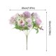 thumbnail image 3 of Rosa Flores Simulación Rosa Ramos de boda Flores Rosas Flores de seda Ramos atados a mano, 3 of 8