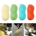 thumbnail image 2 of Mightlink Pet Sounding Toy Wear-resistant Built-in Sound Creative Comfortable Boredom Relief Relieve Stress TPR Peanut Shape Pet Toy for Corgi, 2 of 7