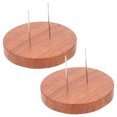 thumbnail image 1 of 2pcs Doll Display Stands with Wooden Base for Store Exhibitions Black, 1 of 9