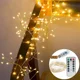 thumbnail image 2 of Guirnalda de luces LED de cobre de 3/5 metros, 100/200 luces LED, guirnalda de luces de hadas con forma de petardo para Navidad, bodas, fiestas, funciona con USB, 2 of 5