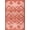 Salmon Red, variant on LaDole Rugs Outdoor Indoor Area Rug | Durable Soft Geometric Modern Carpet Mat For for Patio, Balcony, Bedroom, Living Room, Kitchen, Dining, Entrance, and Hallway