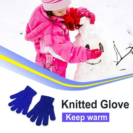 

Kids Gloves Winter Thermal Easy Matching Gifts Durable Protective Accessories Skiing Comfortable Outdoor Activities Fine Weaving
