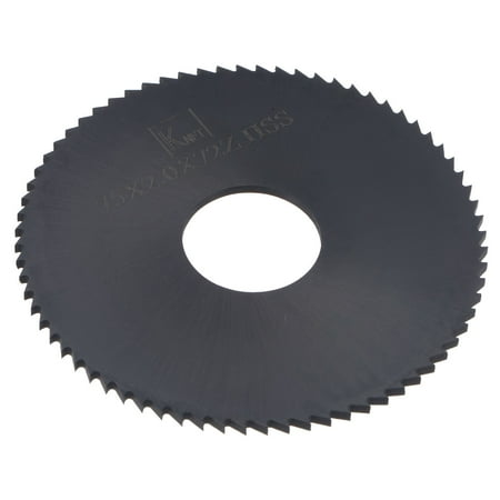 

Uxcell 75mm Dia 22mm Arbor 2mm Thick 72 Tooth Nitriding Circular Saw Blade Cutter