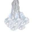 thumbnail image 1 of 10 Foot LED G40 Sparkle Outdoor Globe Patio String Lights - Warm White, 1 of 2