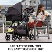 Evenflo Omni Ultra Travel System with Revolve180 LiteMax NXT Rotating Infant Car Seat, Caviar Black