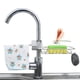thumbnail image 3 of Estante de almacenamiento de grifo de acero inoxidable, organizador de Caddy para fregadero, soporte de esponja duradero, 3 of 14