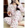 thumbnail image 2 of Pijama de Hello Kitty estilo japonés estilo Instagram, pantalones de manga larga para mujer, ropa de casa para estudiantes con dibujos animados de primavera y otoño, 2 of 5
