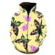 thumbnail image 1 of Sudadera con capucha y cremallera con estampado 3D de mariposas de dibujos animados para hombre y mujer, estilo urbano, estilo holgado, para otoño y primavera, talla 4XL, 1 of 6