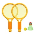 thumbnail image 1 of jinwen Children Badminton Tennis Set Tennis Racket for Kids for Yard Girls Backyard Orange, 1 of 9