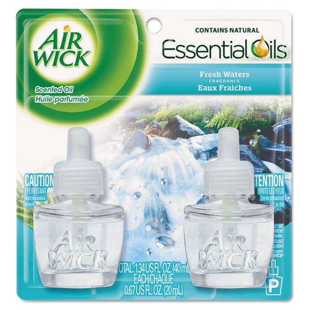 Aceite perfumado Air Wick Plug in 2 recargas para agua dulce, 40 ml
