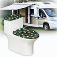 thumbnail image 6 of HELLHERO Christmas Bell Light Strip Toilet Seat Cover Universal 2 Pcs Set Machine Washable Reusable for Gift, 6 of 8
