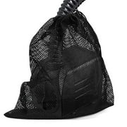 Coolrunner Pump Barrier Bag, 12"x 15.7" Pond Pump Filter Bag, Black Media Bag Large Pump Mesh Bag for Pond Biological Filters(Black) (12"x 15.7")