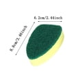 thumbnail image 2 of 5pcs Dishwand Refill Sponge Brush Heads - Non-Scratch Sink Cleaning Replacement Pads, Durable Design Perfect for Kitchen Sink, Dish Washing, Household Cleaning & Surface Scrubbing Needs, 2*3in, Green, 2 of 9