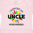 thumbnail image 3 of Inktastic I Support My Uncle Autism Awareness Girls Toddler Dress, 3 of 4