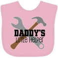 thumbnail image 3 of Inktastic Daddy's Little Helper Tool Set Boys Baby Bib, 3 of 4