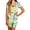 Yellow Tie Dye, variant on Vince Camuto V-Neck Drape Short Sleeve Watercolor Dress, Yellow Tie Dye (4)