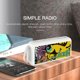 thumbnail image 4 of 1 mini tarjeta portátil pintada con garabatos (sin tarjeta) Radio FM altavoz inalámbrico Bluetooth, 4 of 5