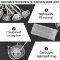 thumbnail image 4 of Cadena de luces LED PENGJTMXG con Forma de gato 20 luces color Blanco, 4 of 5