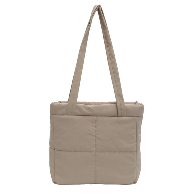 Bolso Mano 8053Bolso Tote Cuadros Nylon Gran Capacidad (Kaki)