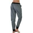 thumbnail image 6 of ToBeInStyle Women's Marled Print French Terry Jogger Pants with Cuff Ends, 6 of 6