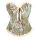 thumbnail image 2 of Faja reductora de cintura para mujer, con estampado de girasoles, estilo vintage, con tirantes de corsé, de poliéster, 2 of 9