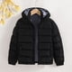 thumbnail image 4 of Gibobby Chaqueta de invierno para niñosNiñas Niños Manga Larga Invierno Cálido Outwear Color Sólido Chaqueta Con Capucha Abrigo Negro(Negro, 11-12 Años), 4 of 5