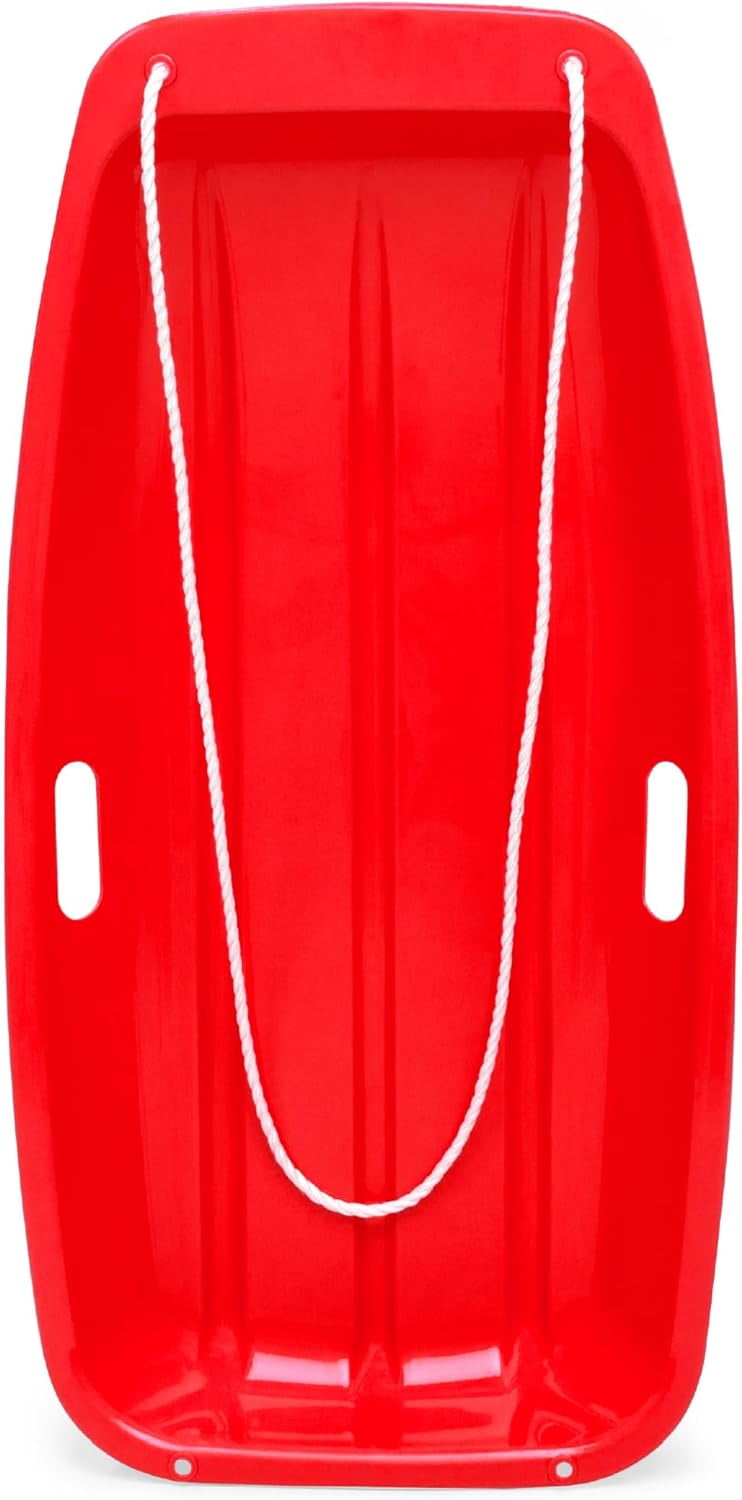 Slippery Racer Aluminum Outdoor Heavy Duty Winter Disc Saucer Sled