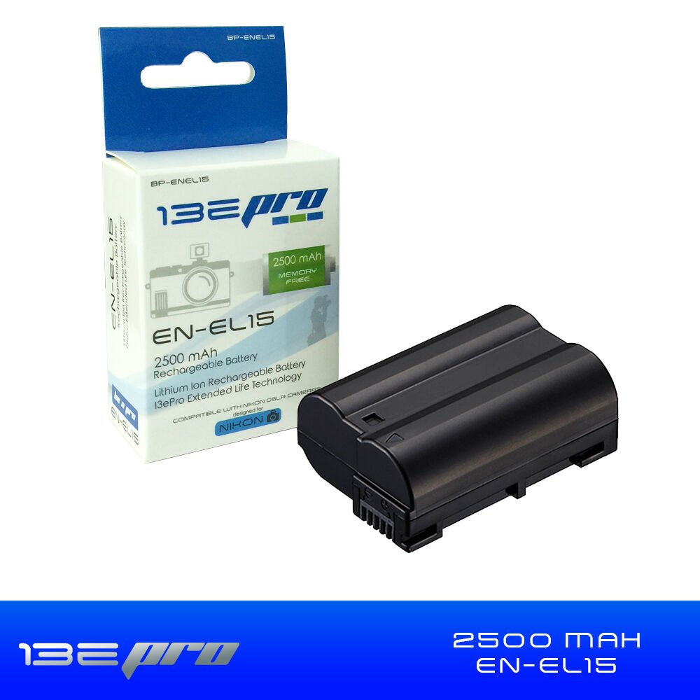 I3ePro 2500mAh ENEL15 Battery for Nikon D7000 D7100 D7200 D810 D750