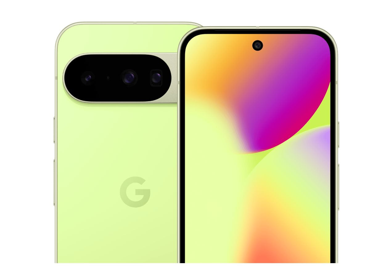 Google Pixel 10 - 5G smartphone - dual-SIM - RAM 12 GB / Internal Memory 128 GB - OLED display - 6.3" - 2424 x 1080 pixels (120 Hz) - 3x rear cameras 48 MP, 13 MP, 10.8 MP - front camera 10.5 MP - lemongrass