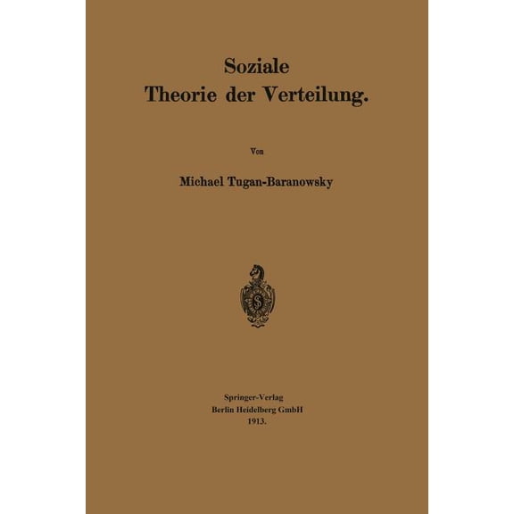 Soziale Theorie Der Verteilung, (Paperback)