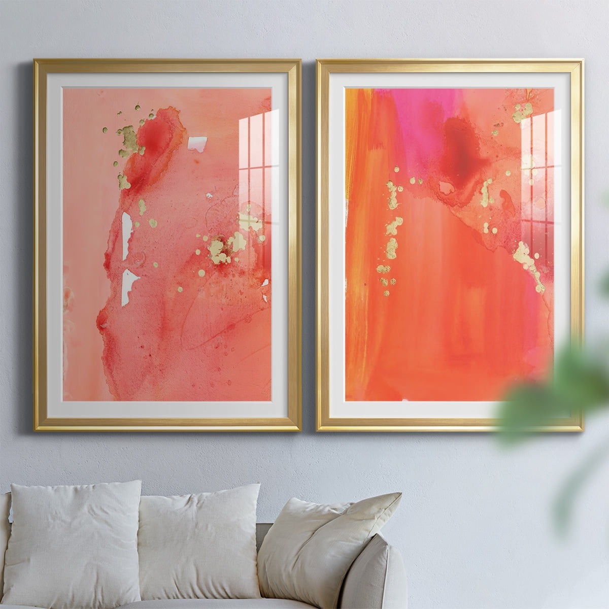 Wexford Home Mythological I Premium Framed Print, 22.5" x 30.5" - Ready to Hang, Gold (Set of 2)