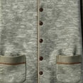 thumbnail image 5 of XUNKUSGA Mens Pajamas Sets Fashion Button Down Pjs Sets Soft Cotton Long Sleeve Shirt and Long Pants 2 Piece Pajamas for Men Casual Lightweight Sleepwear sets with Pockets,Size L, 5 of 5
